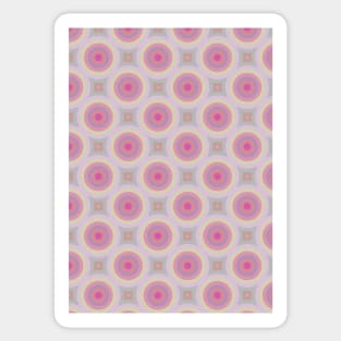 Pink Yellow and Purple Circles Sticker